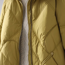 冬 フード付きロングダウンジャケット　カジュアルな軽い 暖かさロングコート 11枚目の画像