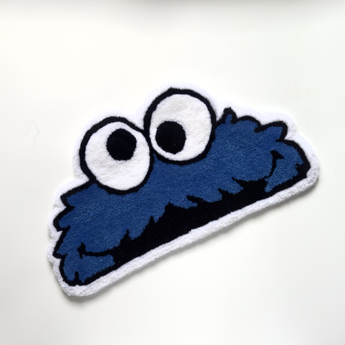 クッキーモンスター ラグ タフティング プレゼント インテリア