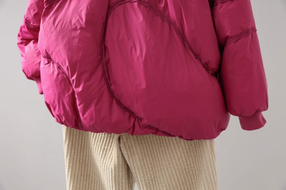 【全8色】冬 フード付きダウンジャケット　カジュアルな軽い 暖かさコート　防風ジャケット 14枚目の画像