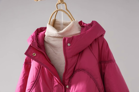 【全8色】冬 フード付きダウンジャケット　カジュアルな軽い 暖かさコート　防風ジャケット 10枚目の画像