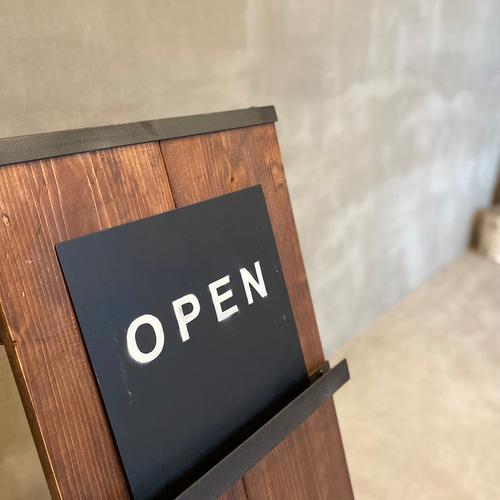 Open Cose アイアンスタンド　看板　山桜　1点物 楽天市場】＼ランキング1位受賞!!／ オープン クローズ アイアン