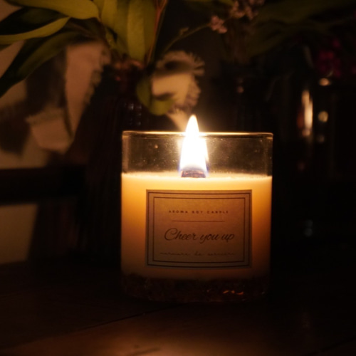 精油を贅沢に30滴使用】集めたくなる5種類の香り木芯アロマキャンドル