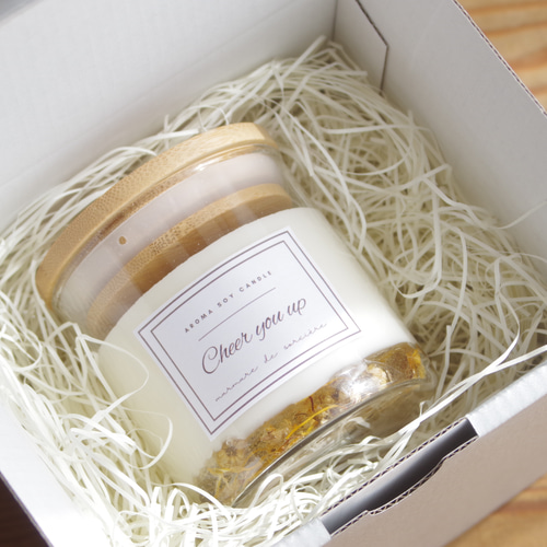 精油を贅沢に30滴使用】集めたくなる5種類の香り木芯アロマキャンドル