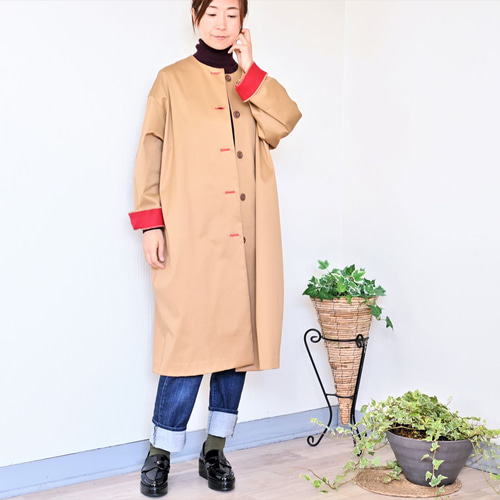 IÉNA キャメルボクシー コート ボクシーシルエットのキャメルコート： コート ENANA 通販