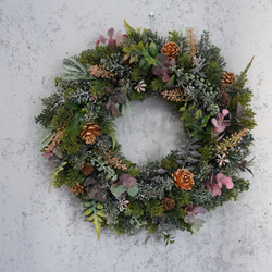 超早割】2025クリスマス 生花・フレッシュ クリスマスリース 大人っ