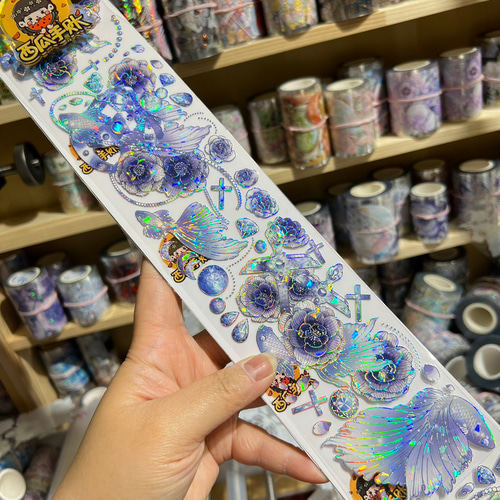 【K92】海外マスキングテープ　切り売り　　お花　ボタニカル　コラージュ　装飾 K92】海外マスキングテープ 切り売り お花 ボタニカル