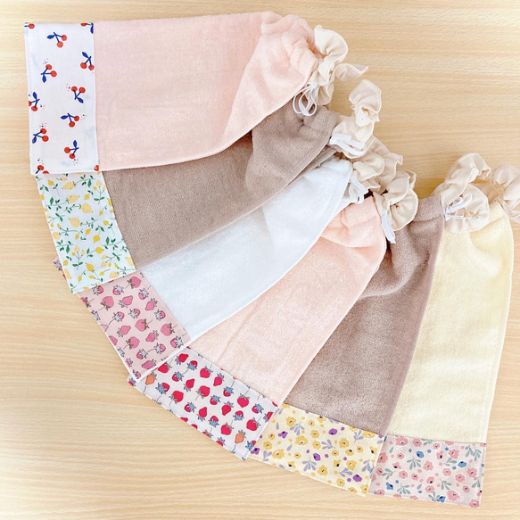 北欧H 果物 おりこうエプロン お食事タオル お食事エプロン タオル