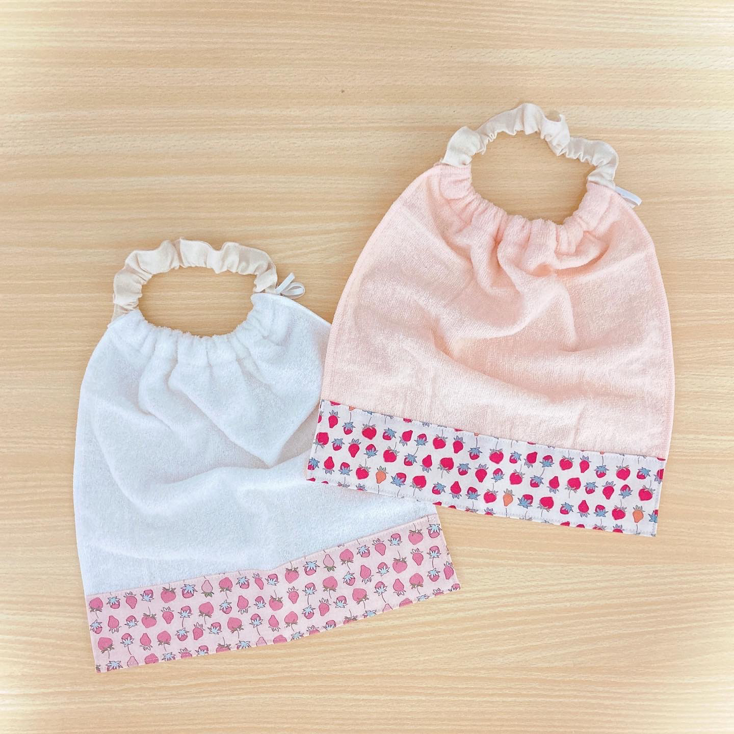 一重タオルエプロン♡おりこうエプロン♡エプロンタオル 濃い