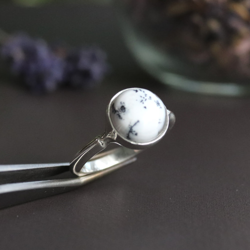 オパールのシルバー手作りリング