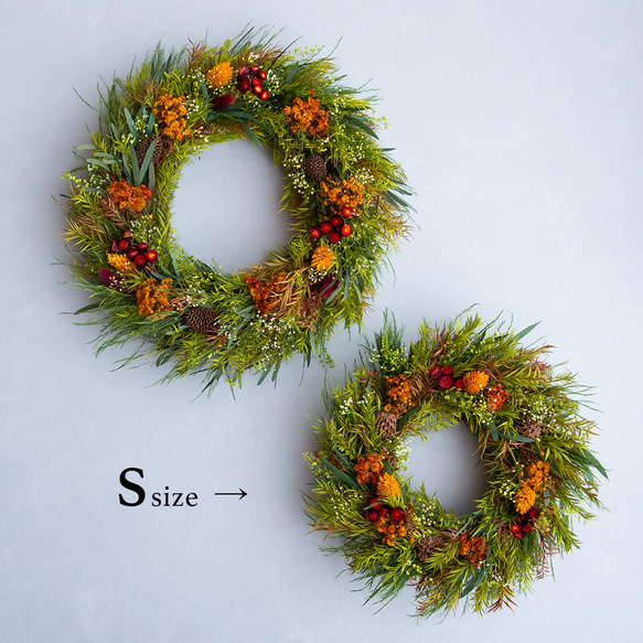 Autumn Wreath（オータムリース）- Sサイズ 2枚目の画像