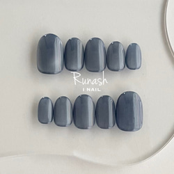 モノトーン】 ハート‪‪❤︎‬ネイルチップ ネイルチップ（つけ爪‬