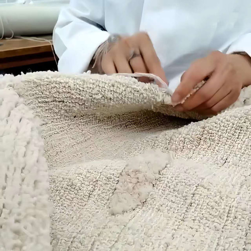 受注制作】手織りニュージーランドウールカーペット ハンドメイド 