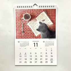 2024年 猫カレンダー B5サイズ　 12枚目の画像