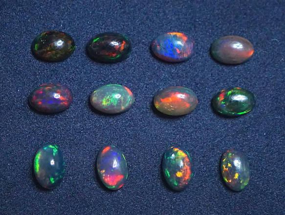 ❤❤✨4.5㌌ 　〚ブラックオパール〛✨ ブラックオパール（8×5mm) 天然石 CrazyStone 通販