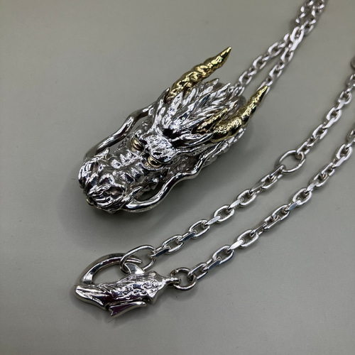 龍神ペンダントトップタイプ1 龍シルバーアクセサリー 龍アクセサリー