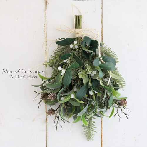 宿り木 ヤドリギ クリスマス スワッグ ＜アーティフィシャル