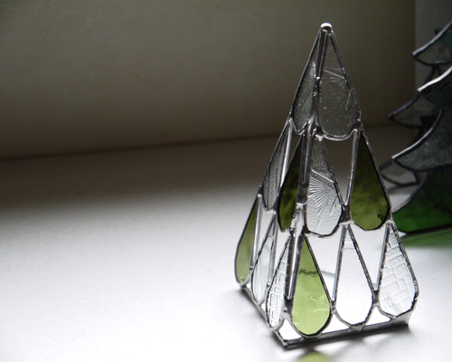 ステンドグラス しずく型クリスマスツリー （グリーン） その他