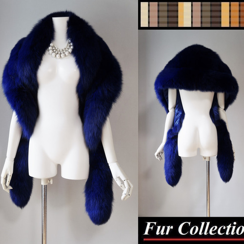 ブルーフォックス Cizenne 狐 FOX ファーコート ボリューム