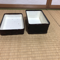 野原竹細工 つづらの衣装入れ小 一閑張り 朱 その他家具 野原竹細工