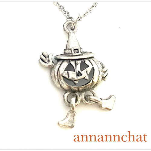 シルバー925 ネックレス ペンダント ハロウィン カボチャ ジャックランタン シルバー925 ネックレス ペンダント ハロウィン カボチャ ジャック