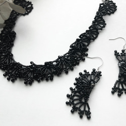 希少◆チェコ　ウランガラスヴィンテージネックレス◆Bijoux.M.G◆ワセリン 希少◇チェコ ウランガラス ヴィンテージ ネックレス◇Bijoux.M.G刻印