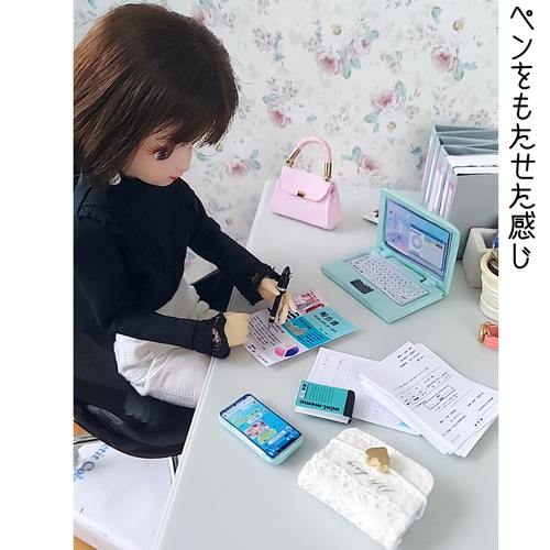 ミニチュア手帳セット】ミニチュア・リカちゃん・ドール・撮影