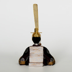 三月人形 木目込み人形 コンパクト 雛飾り「宝想雛・粋 」焼き桐 四角形（小） 18枚目の画像