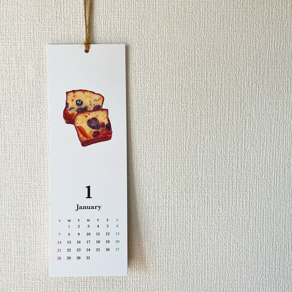 ポストカードになる！2024年カレンダー＊12ヶ月の至福 カレンダー
