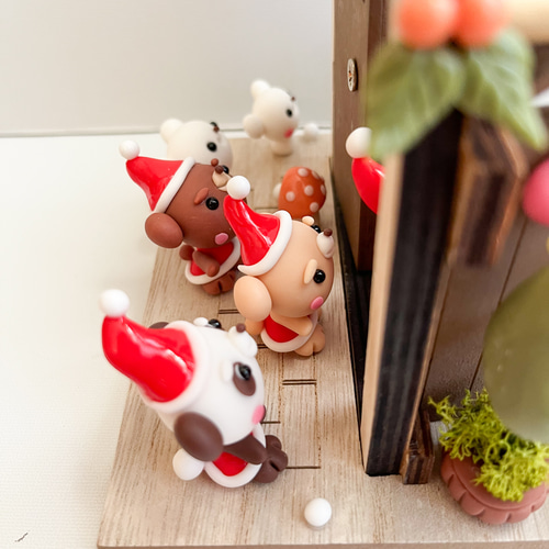 樹脂粘土 くるみ クリスマス ウインター ミニチュア thumb_00280522-d669-4380-b313-