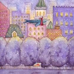 アムステルダムの街並み 絵画 奥村ユズル 通販 14653507｜Creema(クリーマ)