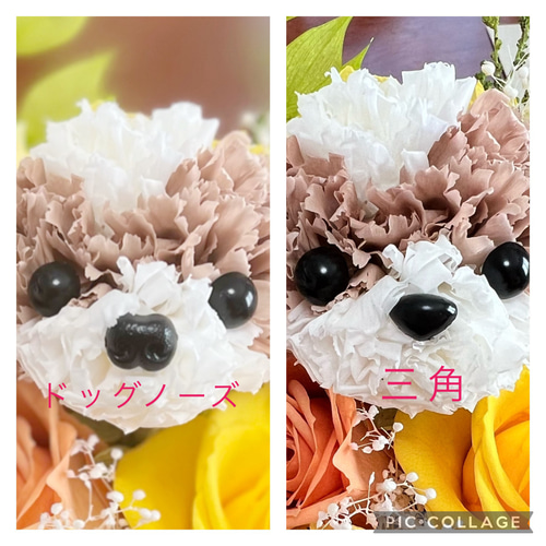 再販】選べるワンちゃんの花かご トイプードル チワワ マルチーズ  