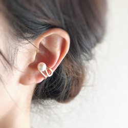 【JORIE】Wave Pearl Ear cuff 1枚目の画像