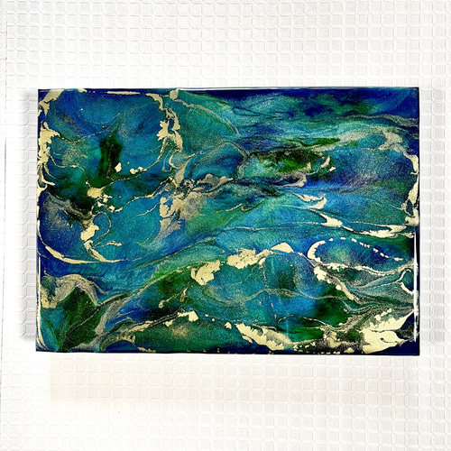 水彩による抽象作品　22.7×15.8 水彩による抽象作品22.7×15.8