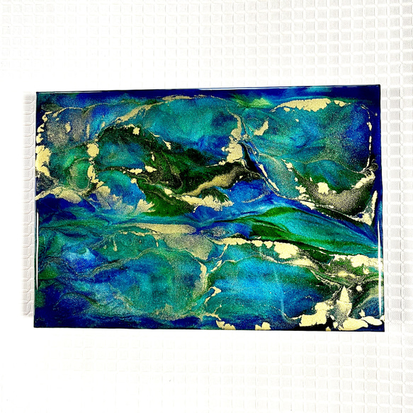 水彩による抽象作品22.7×15.8