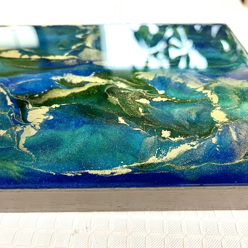 水彩による抽象作品22.7×15.8