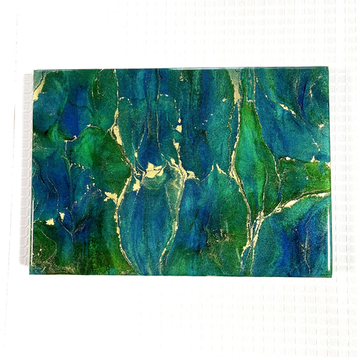水彩による抽象作品22.7×15.8