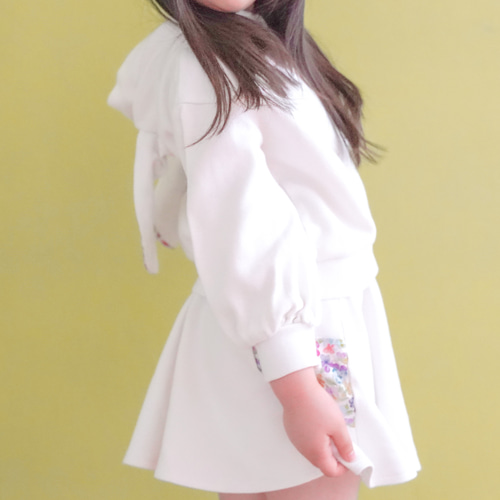 リバティ子供服 リバティトレーナー リバティパーカー うさ耳 