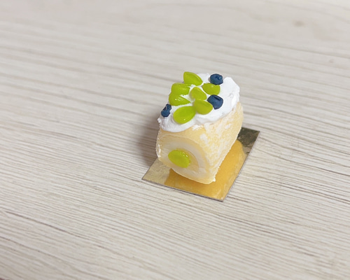 No.217◆ シャインマスカットのスイーツセット ◆　ミニチュアスイーツ ティンカーベルで、シャインマスカットのスイーツセットができました