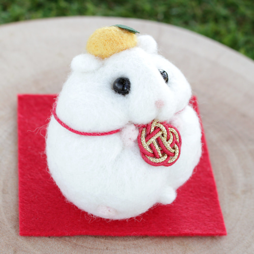 お正月☆ハムスターだるま&鏡餅 お正月☆ハムスターだるま&鏡餅