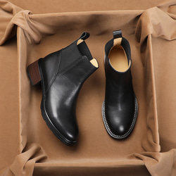 革靴 レディース シューズ 靴 ブラック ショートブーツ ミドルブーツ ミドル ブランド ギフト プレゼント 新春福袋 8枚目の画像