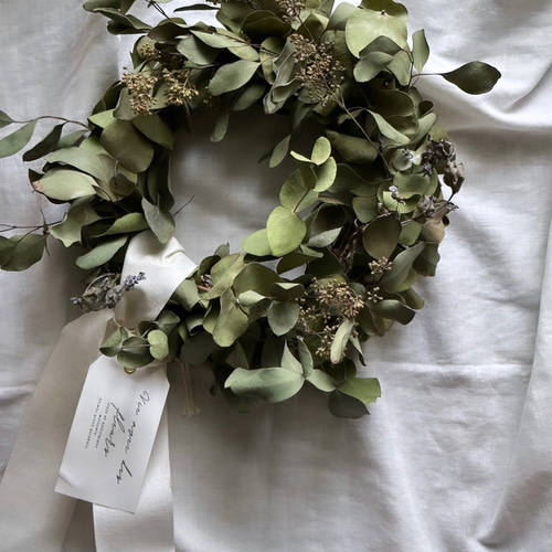 * * シンプルミニリース ポポラスベリー スモークツリー ラッピング無料 シンプルミニリース ポポラスベリー スモークツリー ラッピング