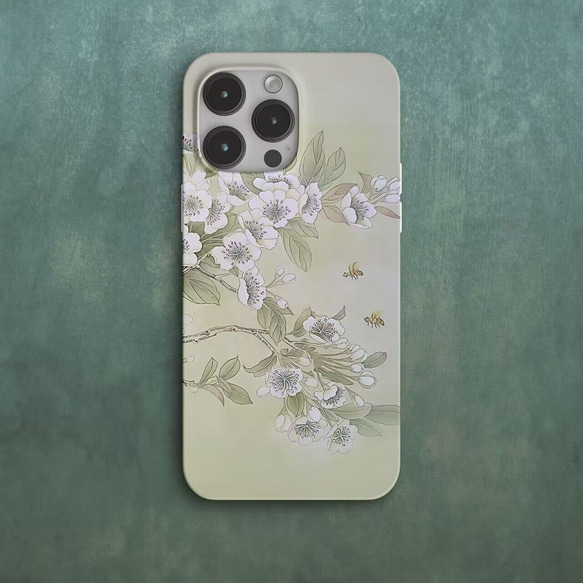 送料無料 全機種対応 スマホケース かわいい 自然の美しさ 高品質 花柄 iPhone15 iPhone15Pro 3枚目の画像