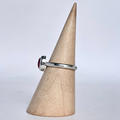 ルビーリング サイズ10号 シルバー950 〈送料無料〉SR-124 指輪