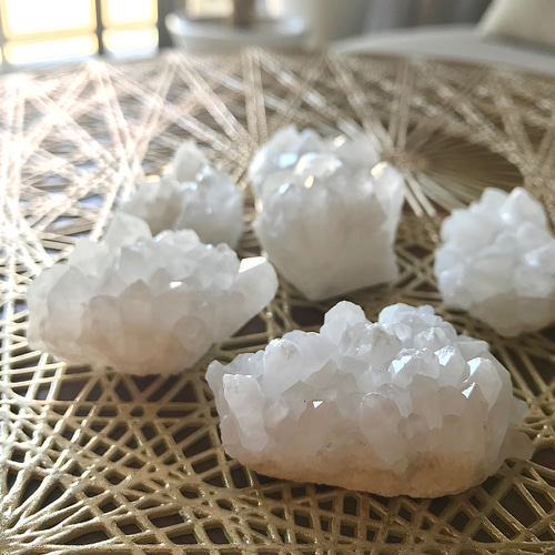 アンティーク風ジュエリーケースの水晶の浄化3点セット｜天然石 | 宝石