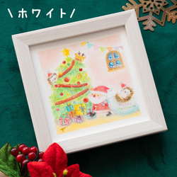 原画｜選べるフレーム付き】「クリスマスの準備をしよう」 パステル