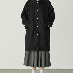 3色、高品質 シンプル コート着   レディース ロングコート ブッラク 9枚目の画像