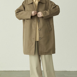 3色、高品質 シンプル コート着   レディース ロングコート ブッラク 3枚目の画像