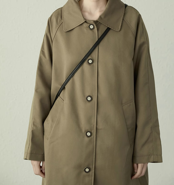 3色、高品質 シンプル コート着   レディース ロングコート ブッラク 5枚目の画像
