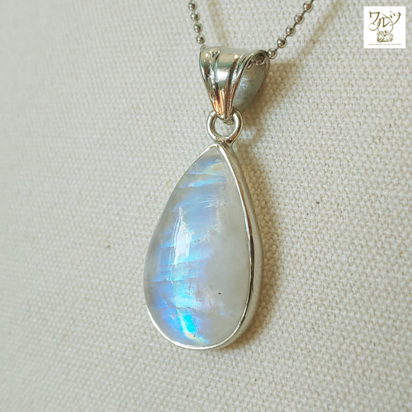 ☆Odul☆レインボームーンストーン☆ネックレス & リング☆未使用品☆ レインボームーンストーン(gold)：oval flower necklace – ödül