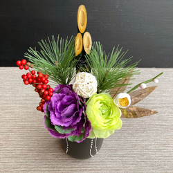 数量限定【大人気】お正月 ミニ門松　ー黒一珍 4枚目の画像